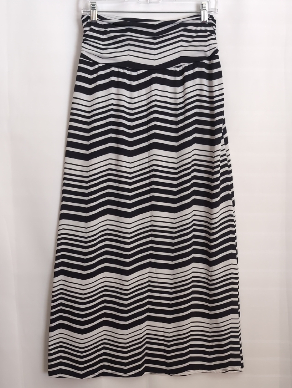 AB Studio Striped Maxi Skirt